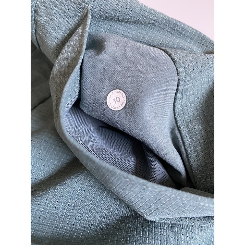 Lululemon Woven Air Zippered Jumpsuit Women Sz 10 NWOT Green Relaxed Fit Stretch - Picture 5 of 5